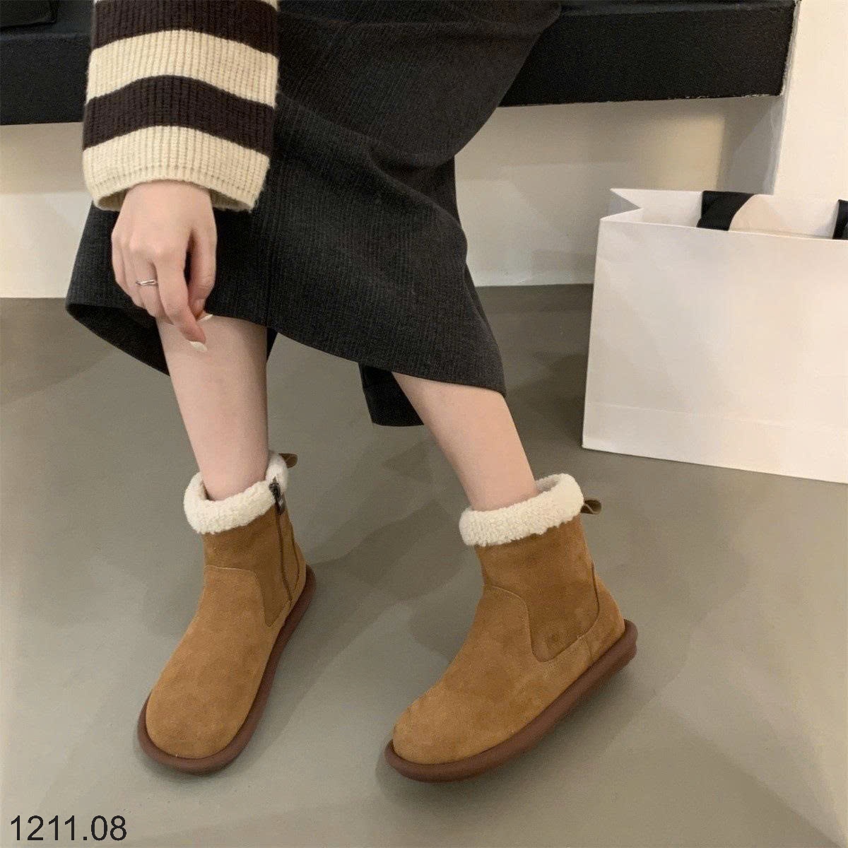 25HA1211.08 - BOOT CỔ LÔNG
