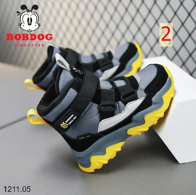 25HA1211.05 - GIÀY THỂ THAO LÓT LÔNG ĐẾ CHỐNG TRƠN TRƯỢT BOBDOG CHO BÉ