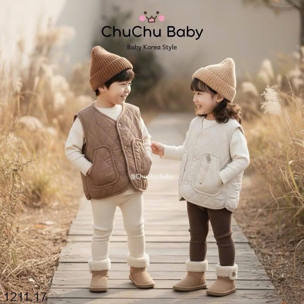 25HA1211.17 - ÁO GILE HAI MẶT CHO BÉ YÊU