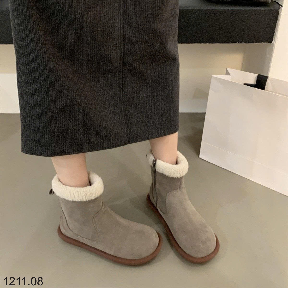 25HA1211.08 - BOOT CỔ LÔNG