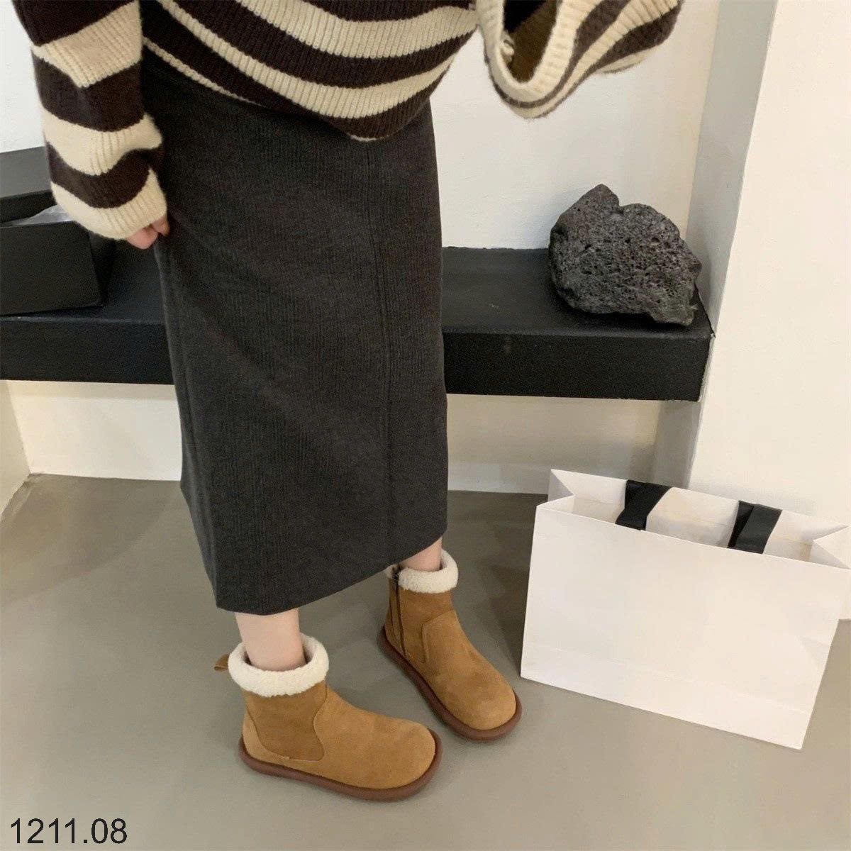 25HA1211.08 - BOOT CỔ LÔNG