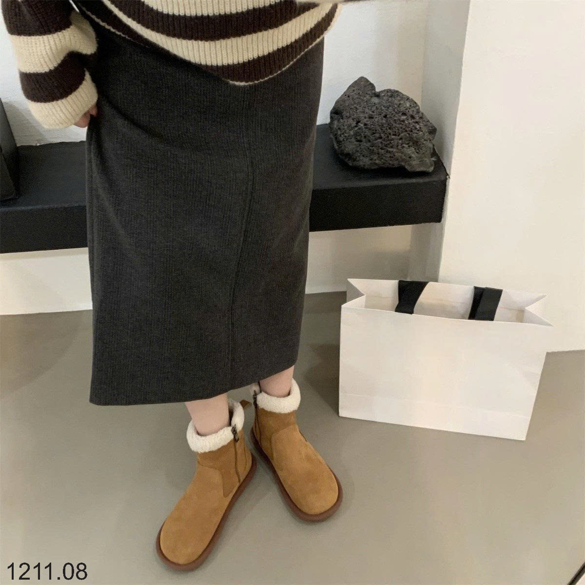 25HA1211.08 - BOOT CỔ LÔNG