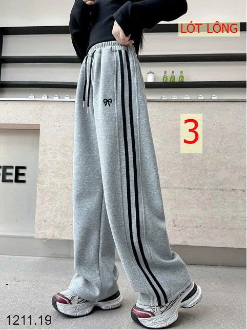 25HA1211.19 - QUẦN NỈ ỐNG RỘNG BÉ GÁI