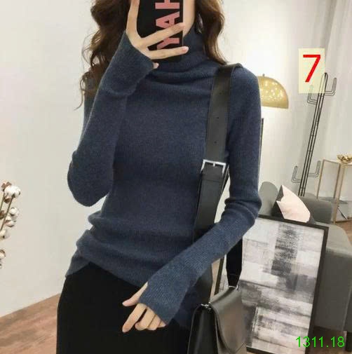 25HA1311.18 - ÁO LEN CỔ LỌ NỮ