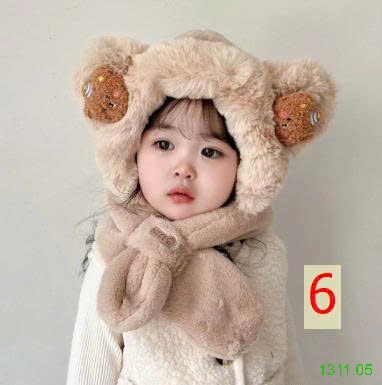 25HA1311.05 - MŨ LIỀN KHĂN LÔNG MỀM SIÊU ẤM CHO BÉ