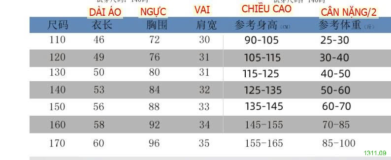 25HA1311.09 - GILE PHAO SIÊU NHẸ SZ ĐẠI CHO BÉ