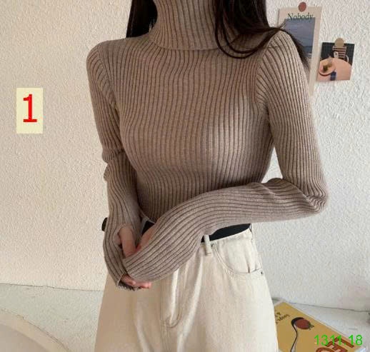 25HA1311.18 - ÁO LEN CỔ LỌ NỮ