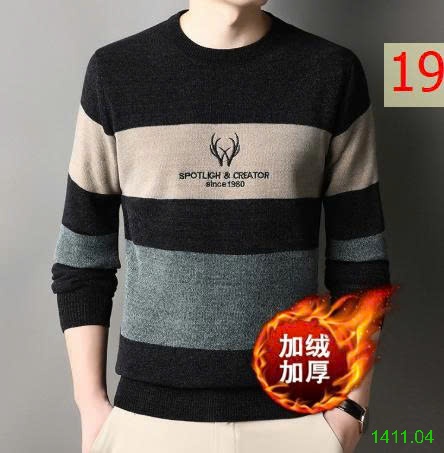 25HA1411.04 - ÁO LEN NAM TRUNG NIÊN LÓT LÔNG
