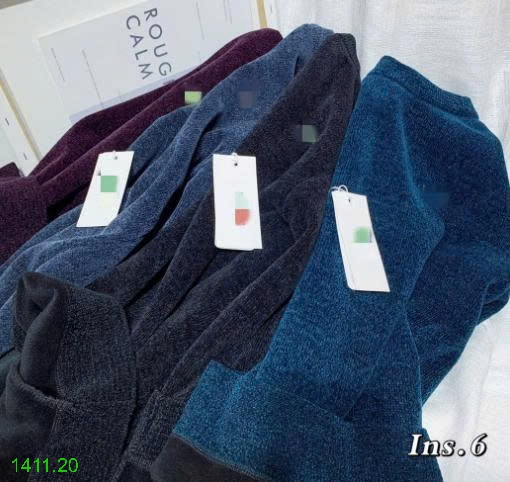 25HA1411.20 - ÁO LEN NAM LÓT LÔNG