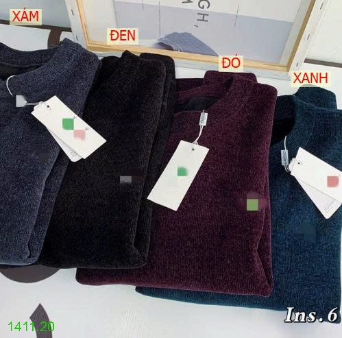 25HA1411.20 - ÁO LEN NAM LÓT LÔNG