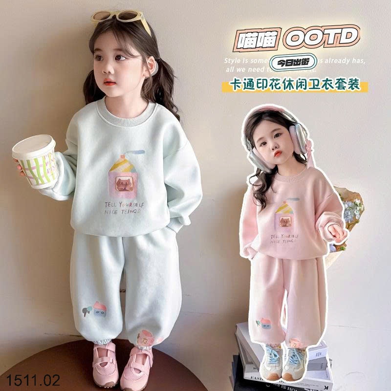 25HA1511.02 - BỘ NỈ DỄ THƯƠNG BG