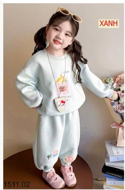25HA1511.02 - BỘ NỈ DỄ THƯƠNG BG