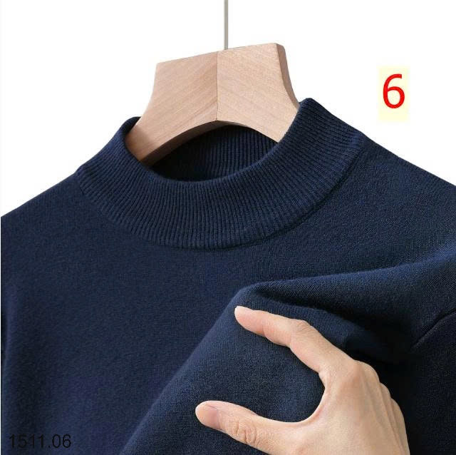 25HA1511.06 - ÁO LEN NAM GIỮ NHIỆT TRƠN MÀU BASIC