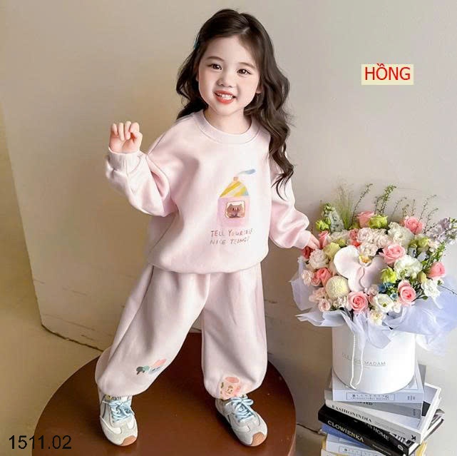 25HA1511.02 - BỘ NỈ DỄ THƯƠNG BG
