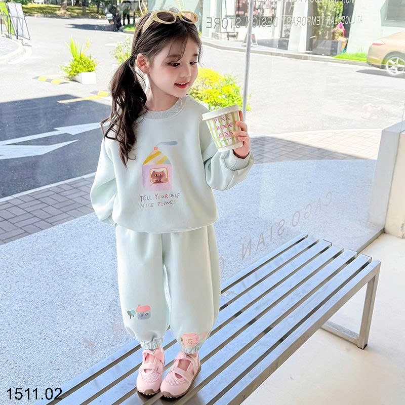 25HA1511.02 - BỘ NỈ DỄ THƯƠNG BG