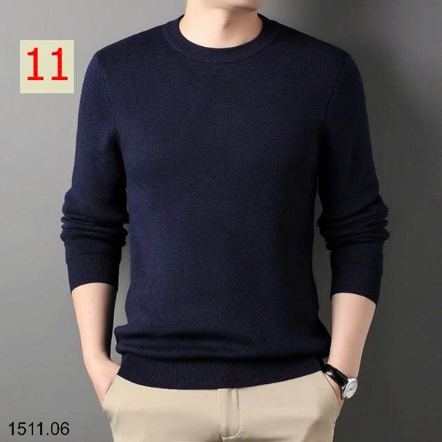 25HA1511.06 - ÁO LEN NAM GIỮ NHIỆT TRƠN MÀU BASIC