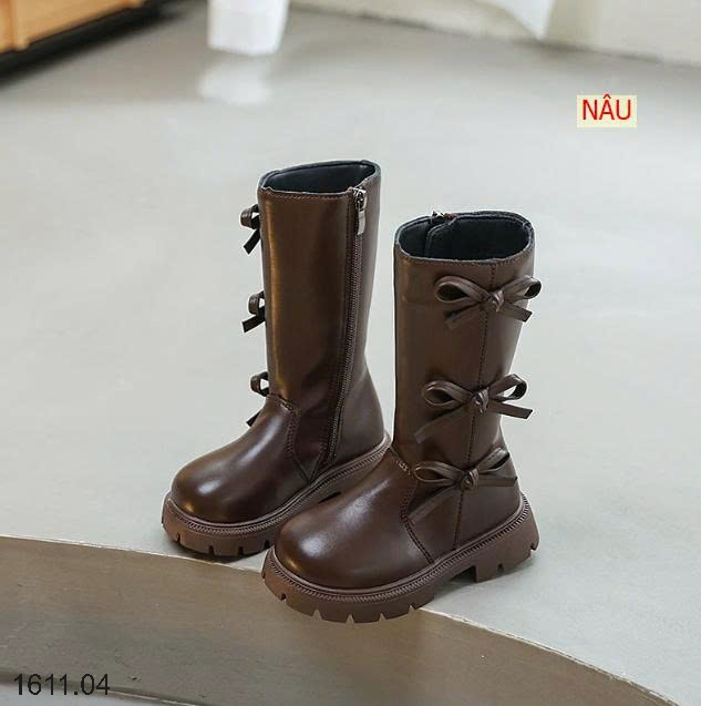 25HA1611.04 - BOOT DÀI NƠ COOCKID BÉ GÁI