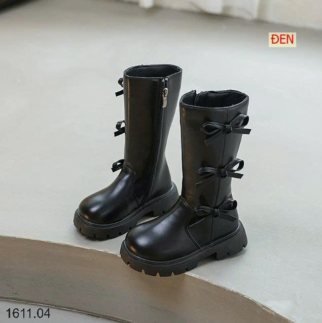 25HA1611.04 - BOOT DÀI NƠ COOCKID BÉ GÁI