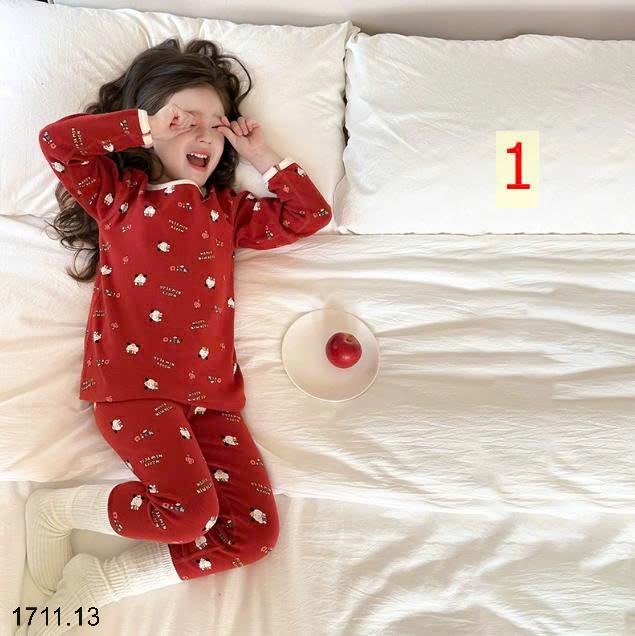 25HA1711.13 - BỘ MẶC NHÀ AMBB BÉ GÁI