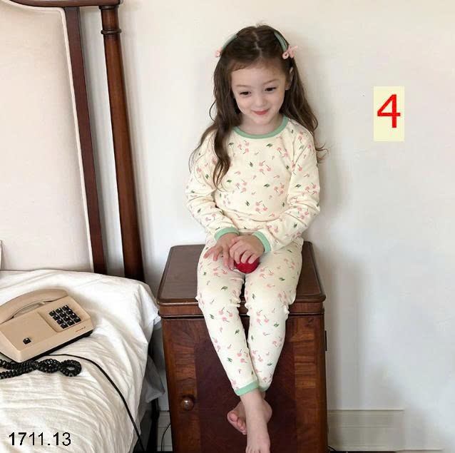 25HA1711.13 - BỘ MẶC NHÀ AMBB BÉ GÁI