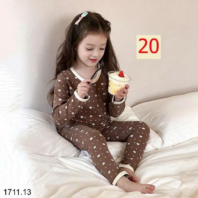 25HA1711.13 - BỘ MẶC NHÀ AMBB BÉ GÁI