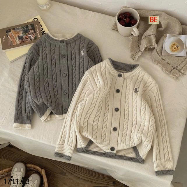 25HA1711.03 - ÁO CARDIGAN THƯƠNG HIỆU LEMON CHO BÉ