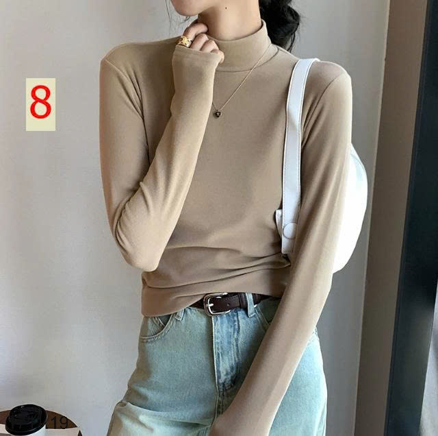 25HA1711.19 - ÁO GIỮ NHIỆT CỔ 3P NHUNG ĐỨC CHO NỮ