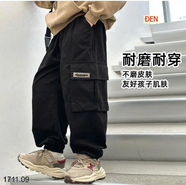 25HA1711.09 - QUẦN TÚI HỘP BÉ TRAI SZ ĐẠI