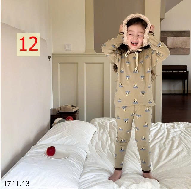 25HA1711.13 - BỘ MẶC NHÀ AMBB BÉ GÁI