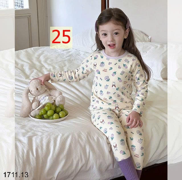 25HA1711.13 - BỘ MẶC NHÀ AMBB BÉ GÁI