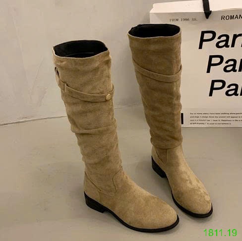 25HA1811.19 - BOOT NỮ DA LỘN CỔ CAO