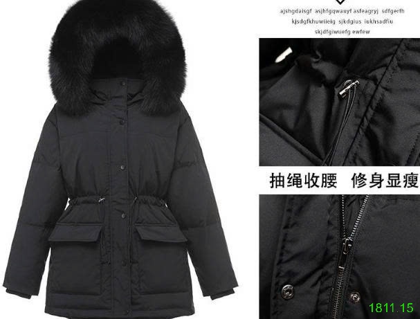 25HA1811.15 - ÁO KHOÁC PHAO PARKA MŨ LÔNG CHO NỮ