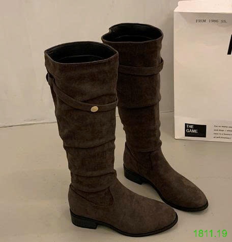 25HA1811.19 - BOOT NỮ DA LỘN CỔ CAO