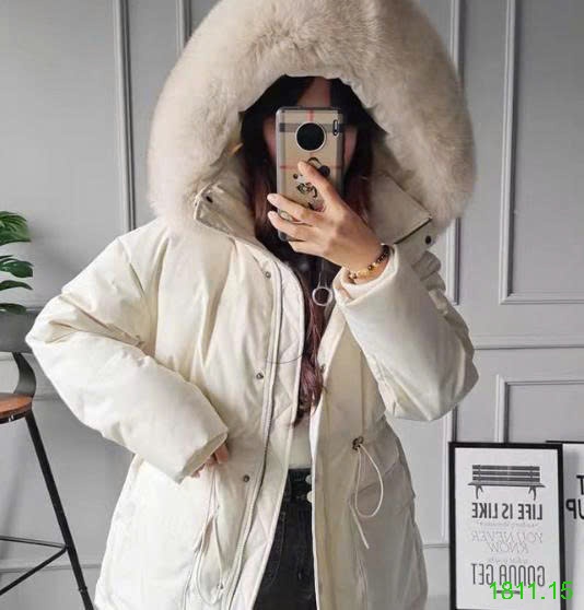 25HA1811.15 - ÁO KHOÁC PHAO PARKA MŨ LÔNG CHO NỮ