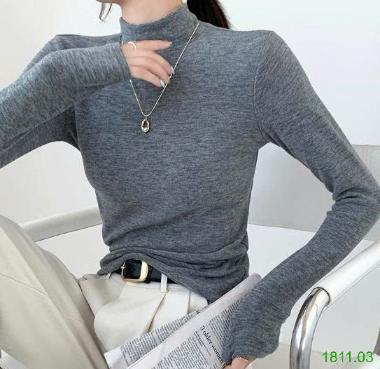 25HA1811.03 - ÁO GIỮ NHIỆT CỔ 3P CHO NỮ
