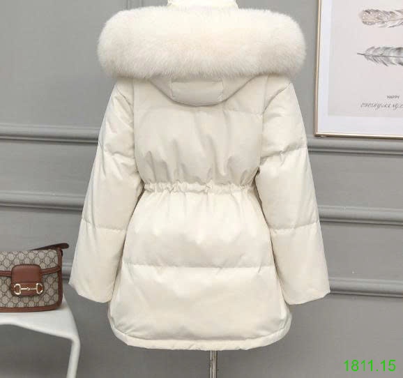 25HA1811.15 - ÁO KHOÁC PHAO PARKA MŨ LÔNG CHO NỮ
