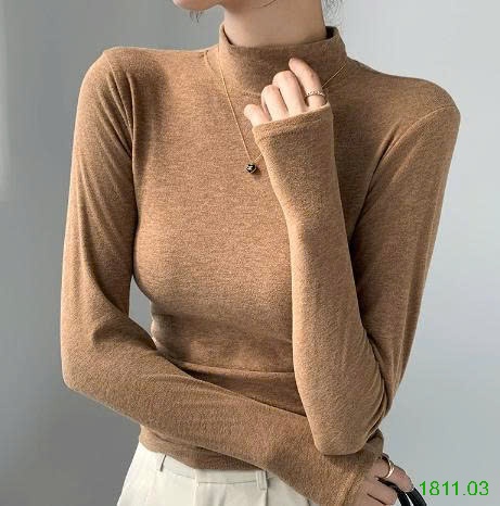 25HA1811.03 - ÁO GIỮ NHIỆT CỔ 3P CHO NỮ