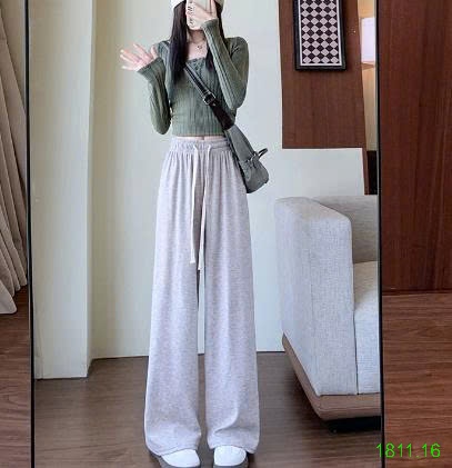 25HA1811.16 - QUẦN NỈ SUÔNG ỐNG RỘNG NỮ