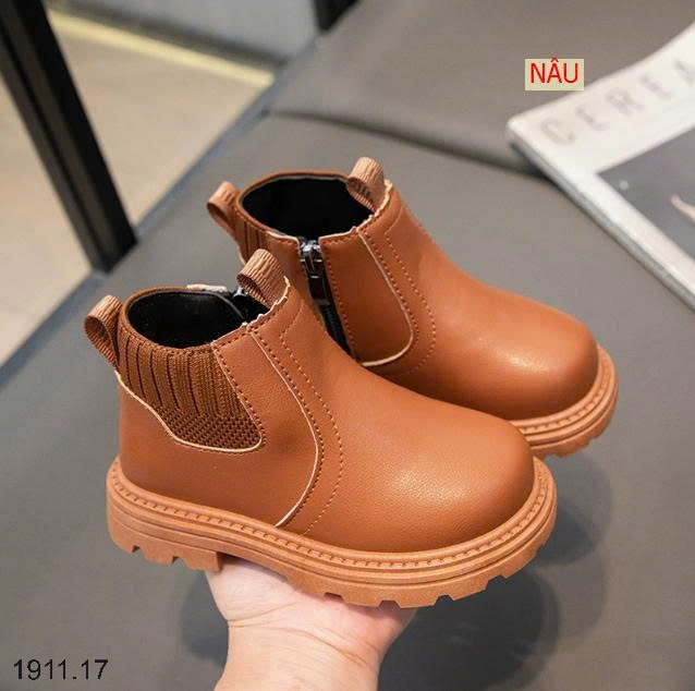 25HA1911.17 - GIÀY BOOT MARTIN CỔ NGẮN CHO BÉ