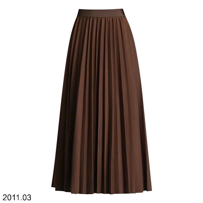 25HA2011.03 - CHÂN VÁY LEN XẾP LY MIDI