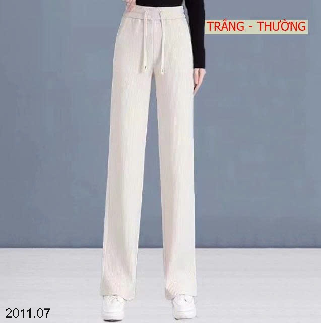 25HA2011.07 - QUẦN NHUNG TĂM ỐNG RỘNG CHO NỮ