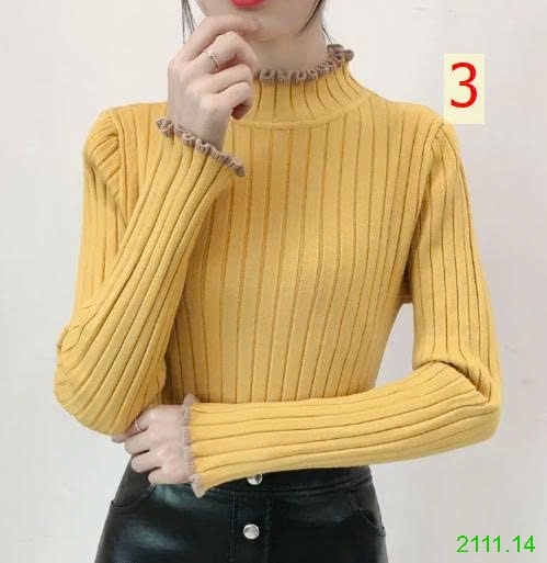 25HA2111.14 - ÁO LEN TĂM DỆT KIM NỮ