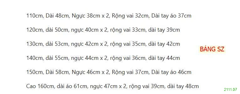 25HA2111.07 - ÁO PARKA QUẢNG CHÂU LÓT LÔNG SIÊU DÀY ẤM CHO BÉ