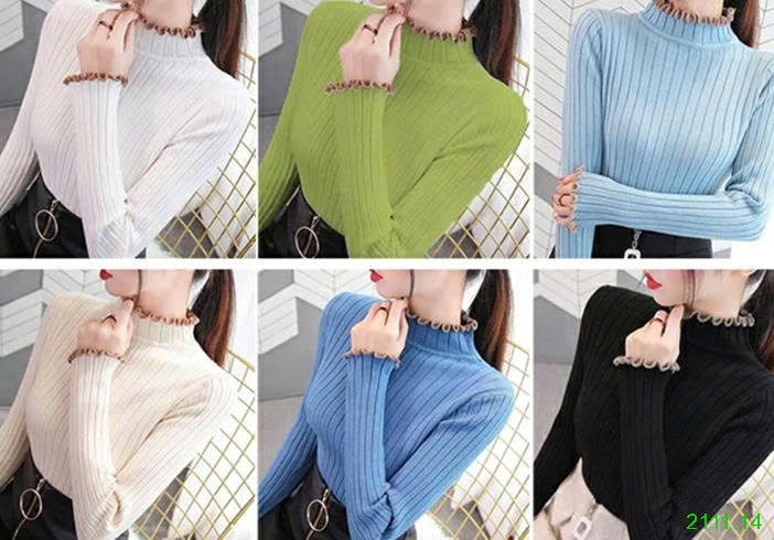25HA2111.14 - ÁO LEN TĂM DỆT KIM NỮ