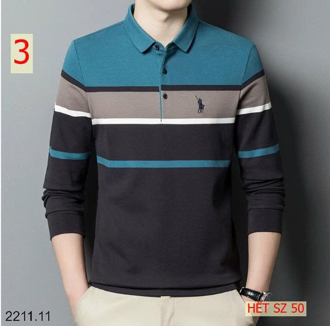 25HA2211.11 - ÁO POLO NAM DÀI TAY