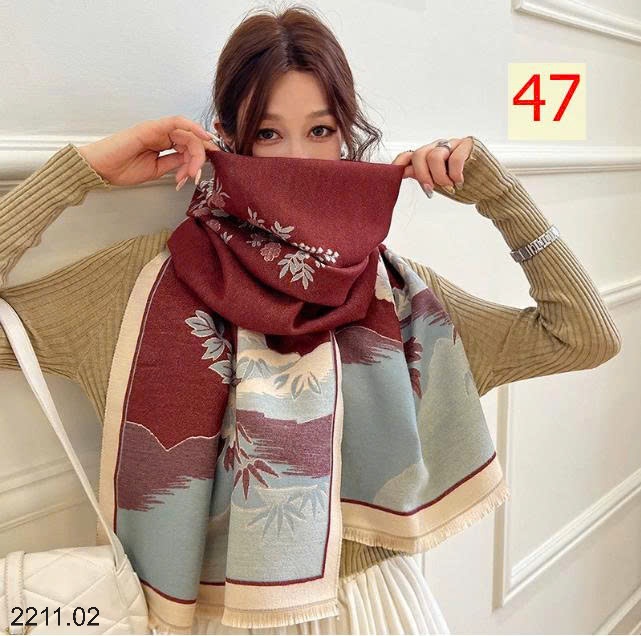 25HA2211.02 - KHĂN CHOÀNG CỔ BẢN RỘNG