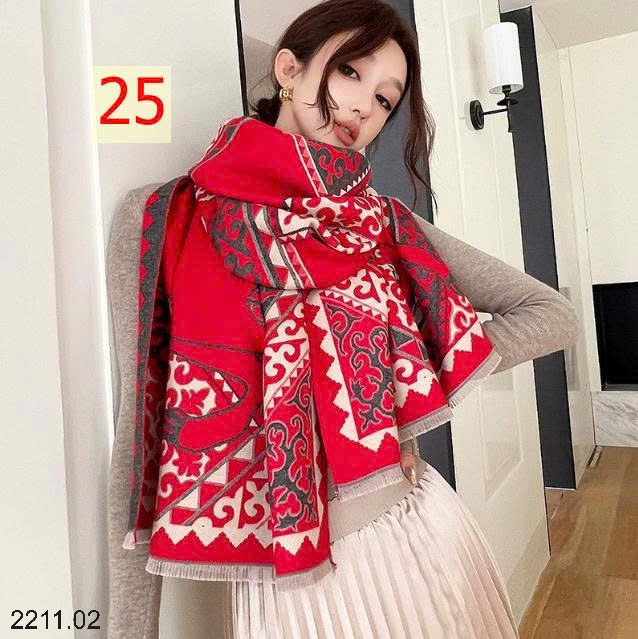 25HA2211.02 - KHĂN CHOÀNG CỔ BẢN RỘNG