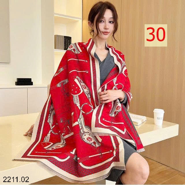 25HA2211.02 - KHĂN CHOÀNG CỔ BẢN RỘNG