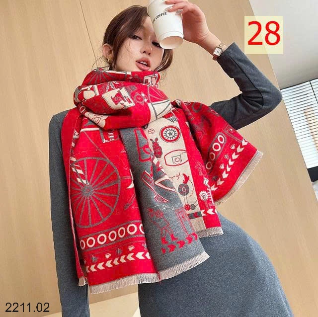 25HA2211.02 - KHĂN CHOÀNG CỔ BẢN RỘNG