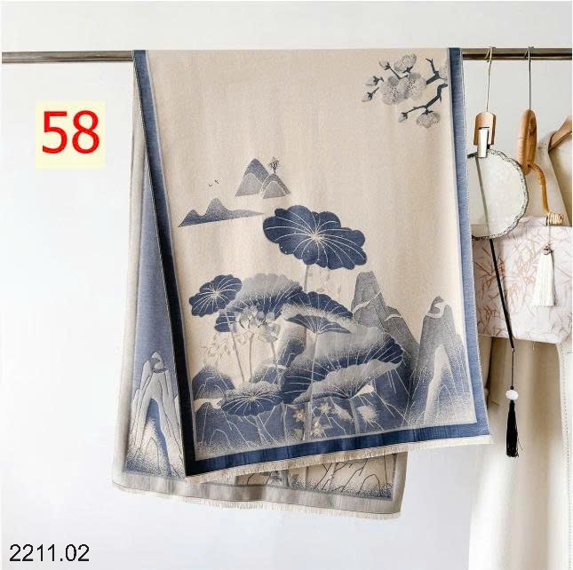 25HA2211.02 - KHĂN CHOÀNG CỔ BẢN RỘNG